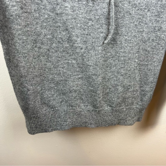 Boden Clarice Hoodie Sweater Size Small Gray Metallic Stripes Cashmere Blend - Picture 8 of 11